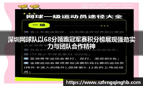 深圳网球队以68分领跑冠军赛积分榜展现强劲实力与团队合作精神